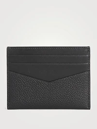 Grained Leather Card Holder