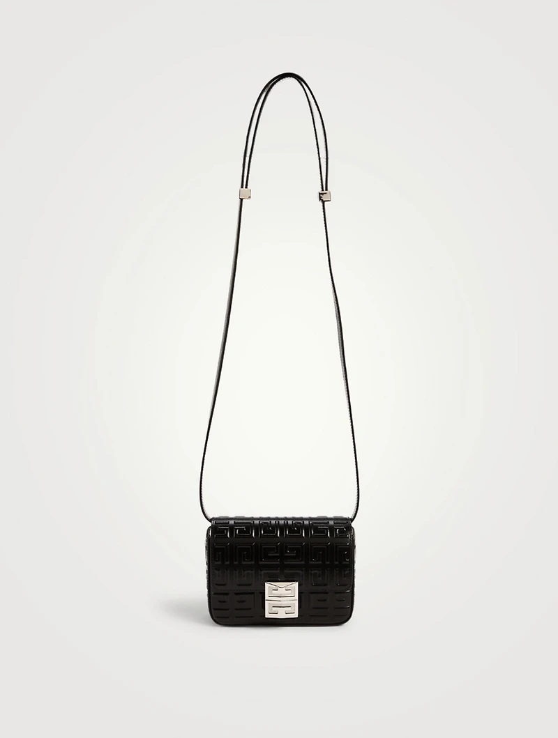Small 4G Embossed Leather Crossbody Bag