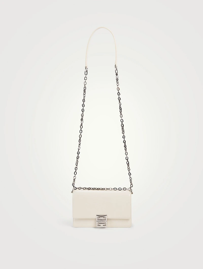 Small 4G Leather Bag With Chain