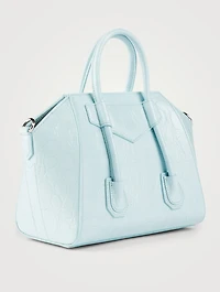 Mini Antigona Croc-Embossed Leather Bag With Lock