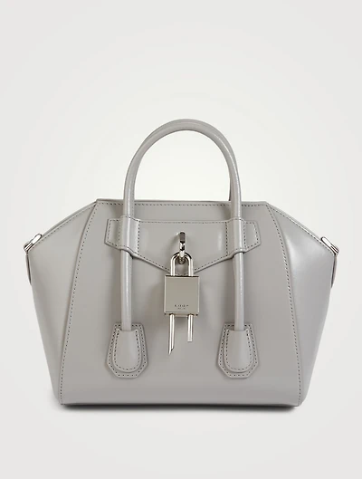 Mini Antigona Leather Bag With Lock