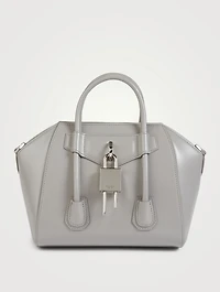 Mini Antigona Leather Bag With Lock