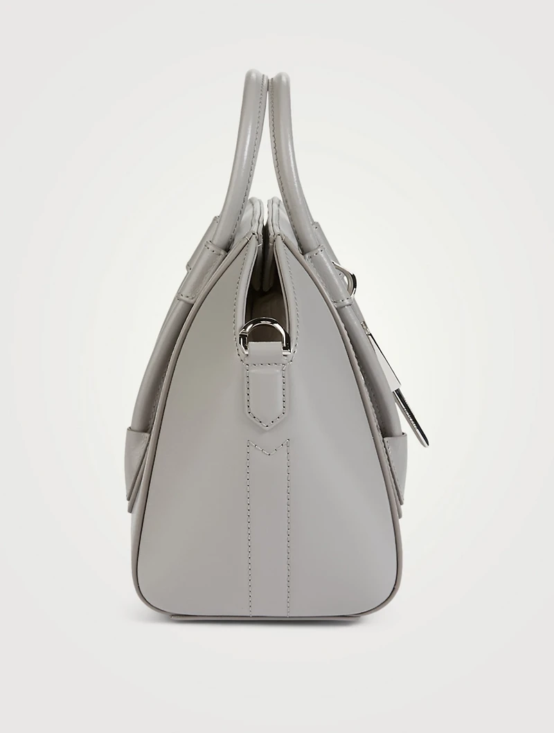 Mini Antigona Leather Bag With Lock
