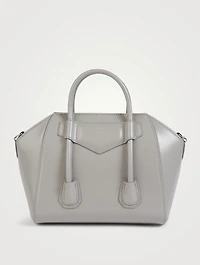 Mini Antigona Leather Bag With Lock
