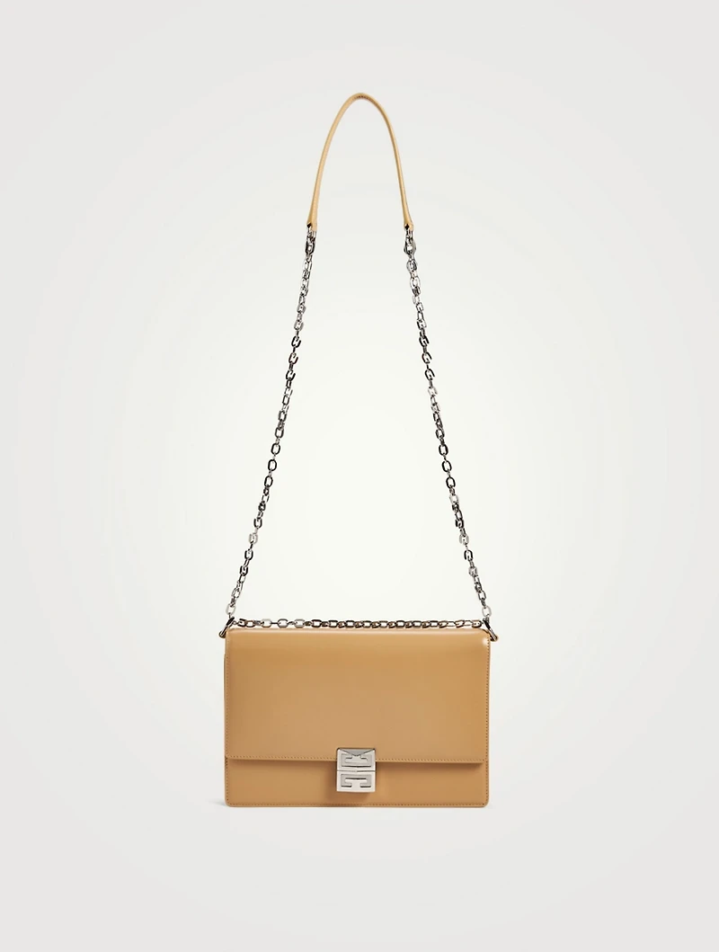 Medium 4G Leather Crossbody Bag With Chain