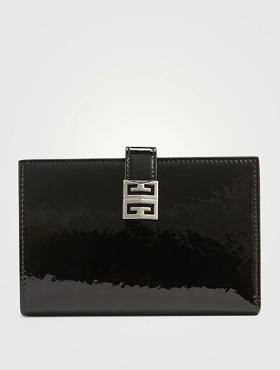 Medium 4G Croc-Leather Bifold Wallet