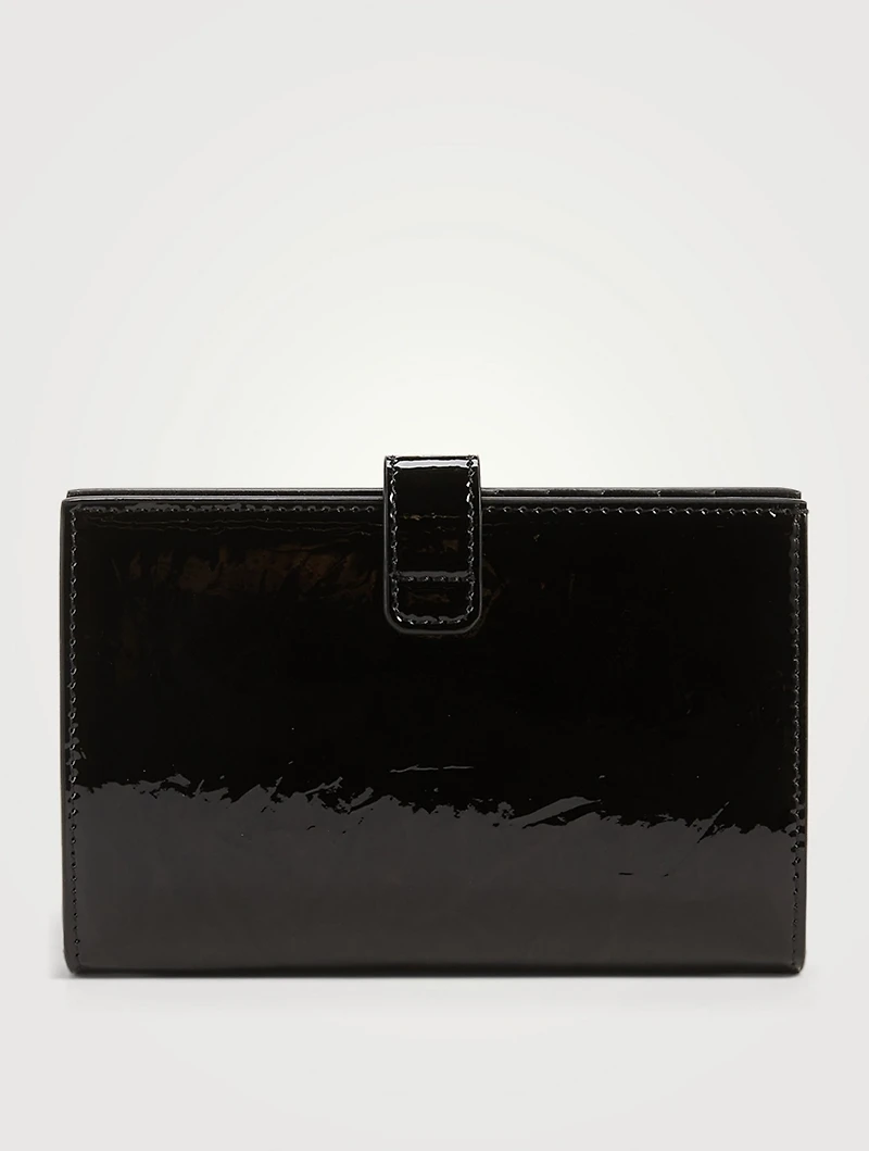 Medium 4G Croc-Leather Bifold Wallet