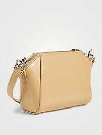 Nano Antigona Leather Crossbody Bag