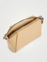Nano Antigona Leather Crossbody Bag