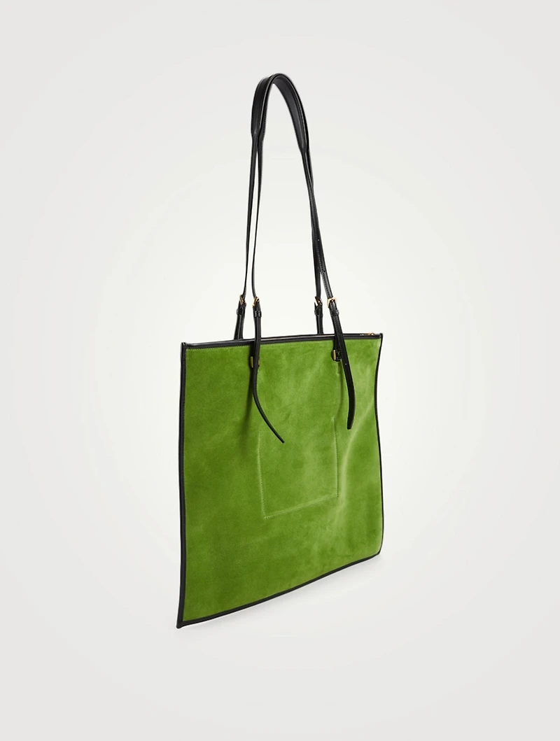 Small Holster Suede Tote Bag