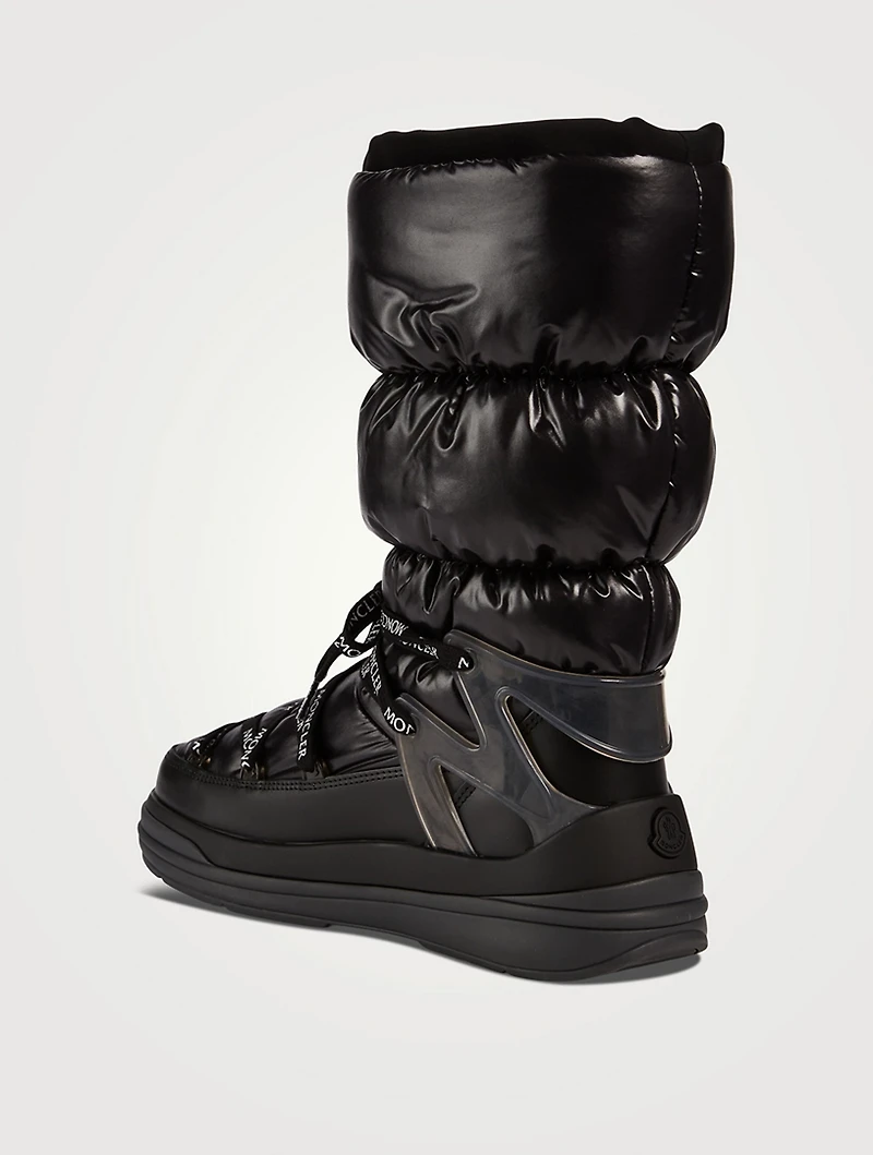 Insolux Nylon And Leather Mid-Calf Boots