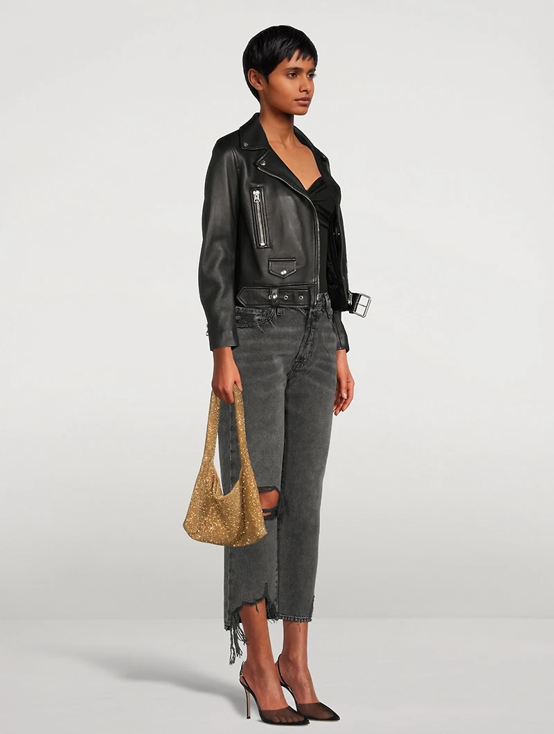 Crystal Mesh Shoulder Bag