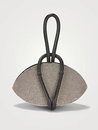 Crystal Mesh Knot Clutch
