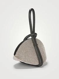 Crystal Mesh Knot Clutch