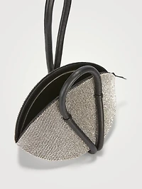 Crystal Mesh Knot Clutch