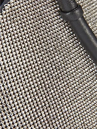 Crystal Mesh Knot Clutch
