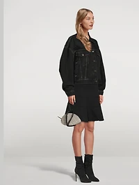 Crystal Mesh Knot Clutch
