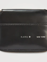 Bike Crystal Fringe Leather Chain Wallet