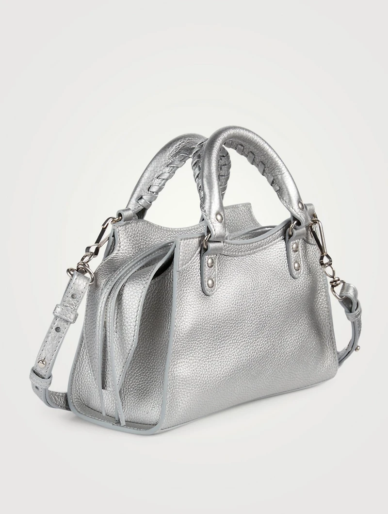 Mini Neo Classic Metallic Leather City Bag