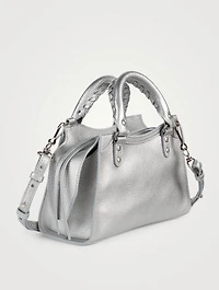 Mini Neo Classic Metallic Leather City Bag