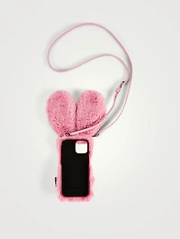 Fluffy Bunny Faux Fur Phone Case