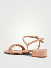 Cruz 20 Braided Leather Heeled Sandals