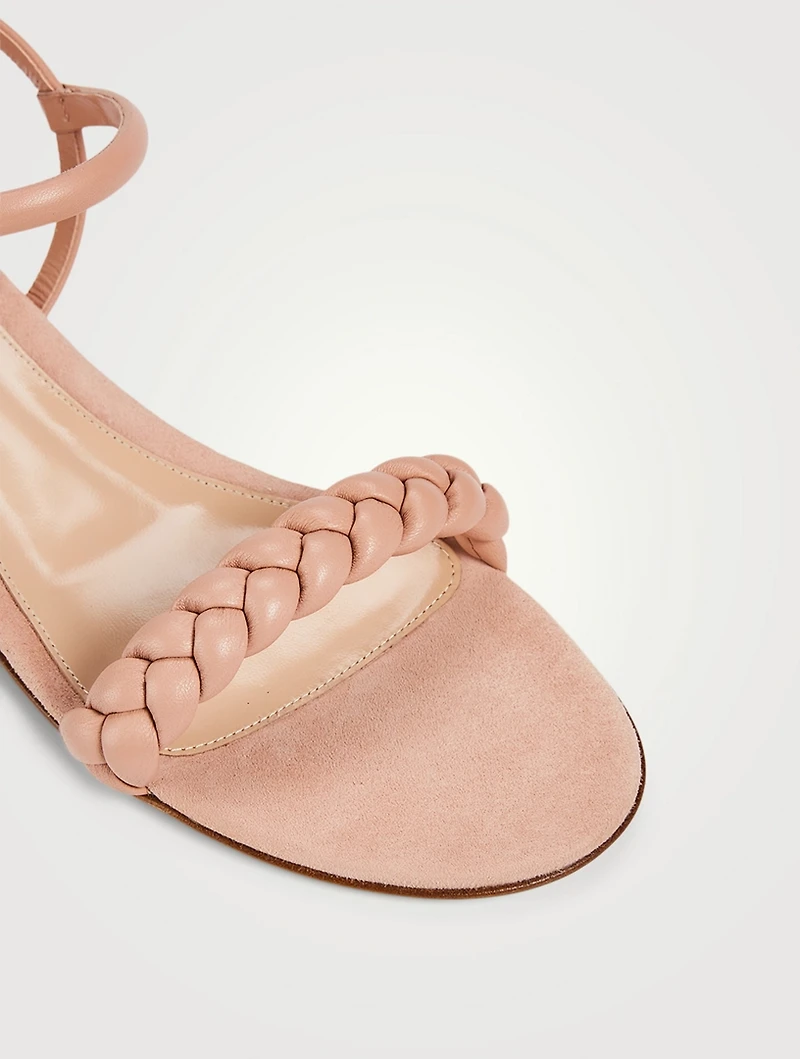 Cruz 20 Braided Leather Heeled Sandals