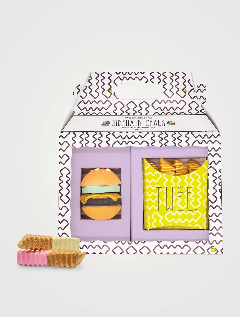 Sam's Burger & Fries Sidewalk Chalk Set