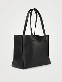 Large Vegan Leather Tote Bag
