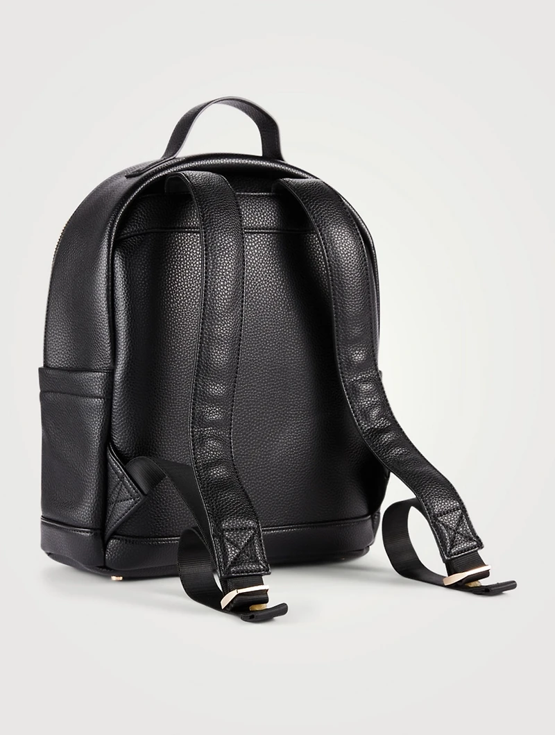 Mini Vegan Leather Backpack