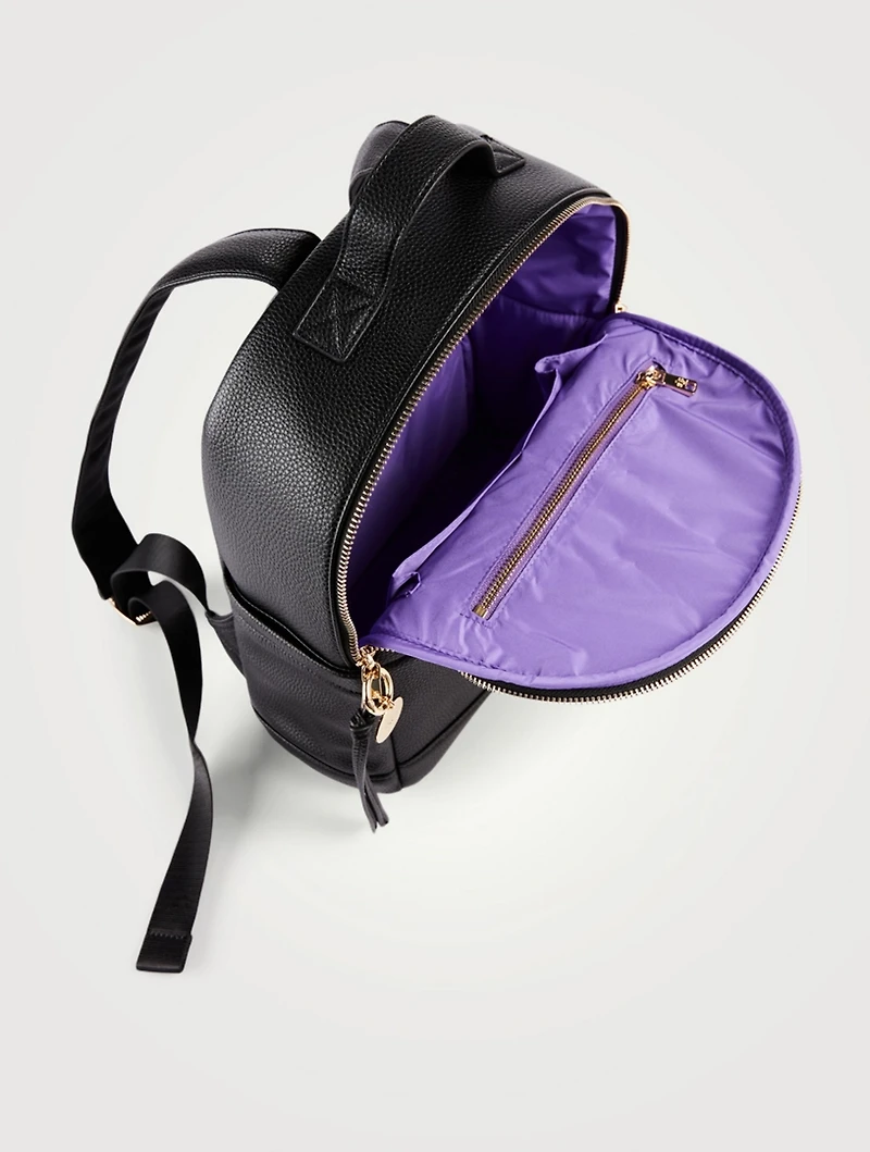 Mini Vegan Leather Backpack