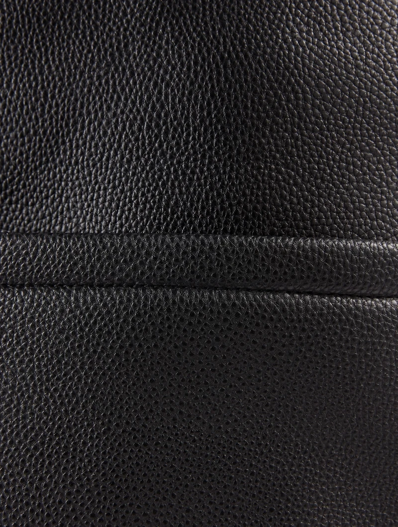 Mini Vegan Leather Backpack