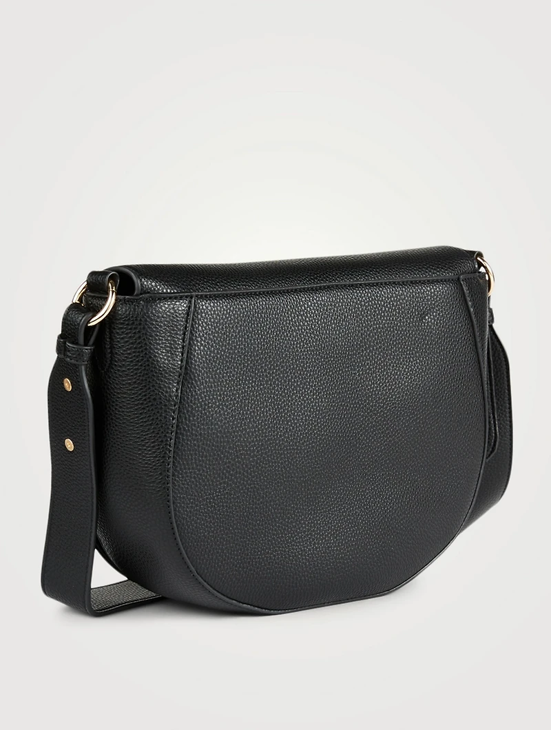 Vegan Leather Saddle Bag