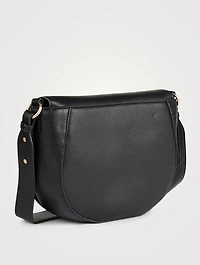 Vegan Leather Saddle Bag