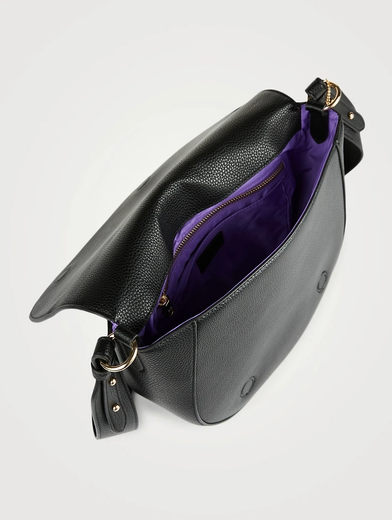 Vegan Leather Saddle Bag