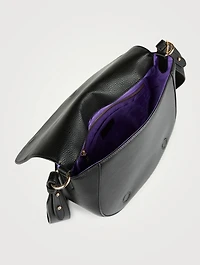 Vegan Leather Saddle Bag
