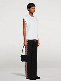 Trunk Mini Shearling Crossbody Bag