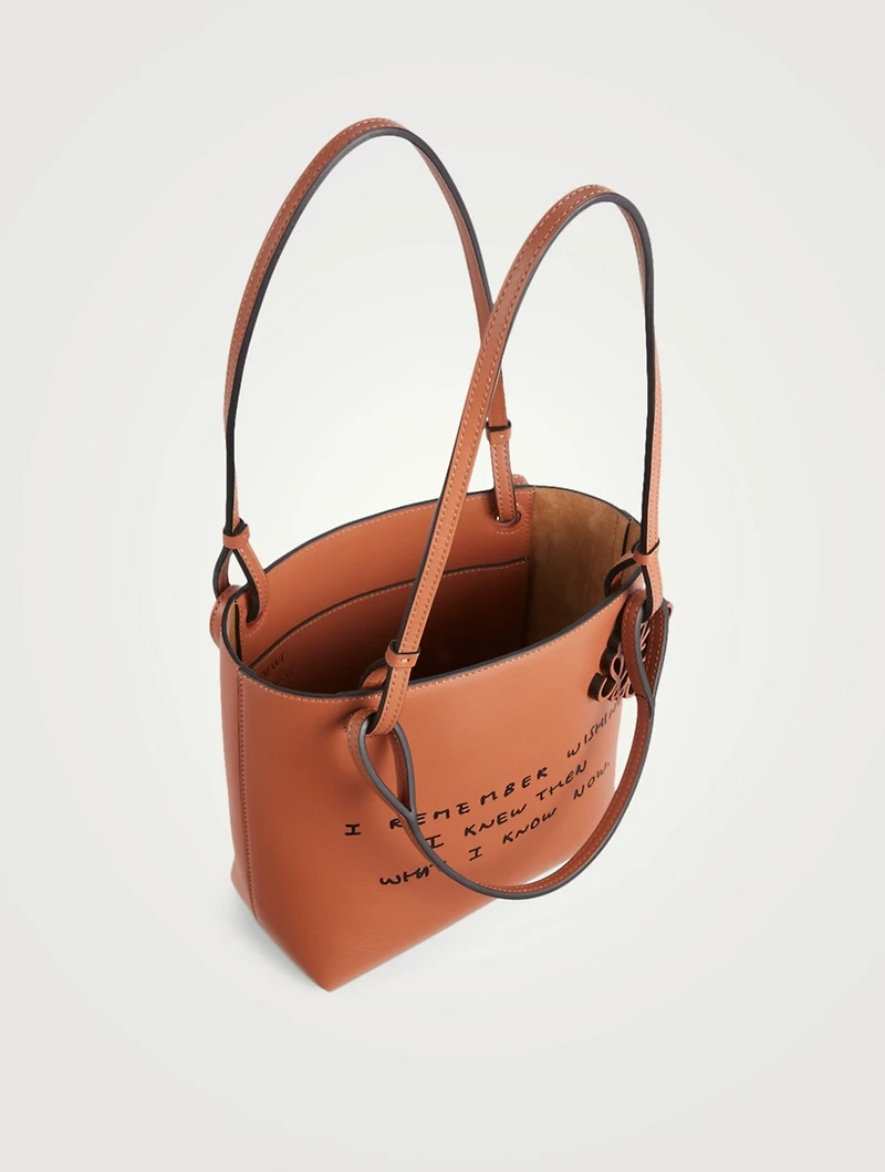Words Double Handle Square Tote
