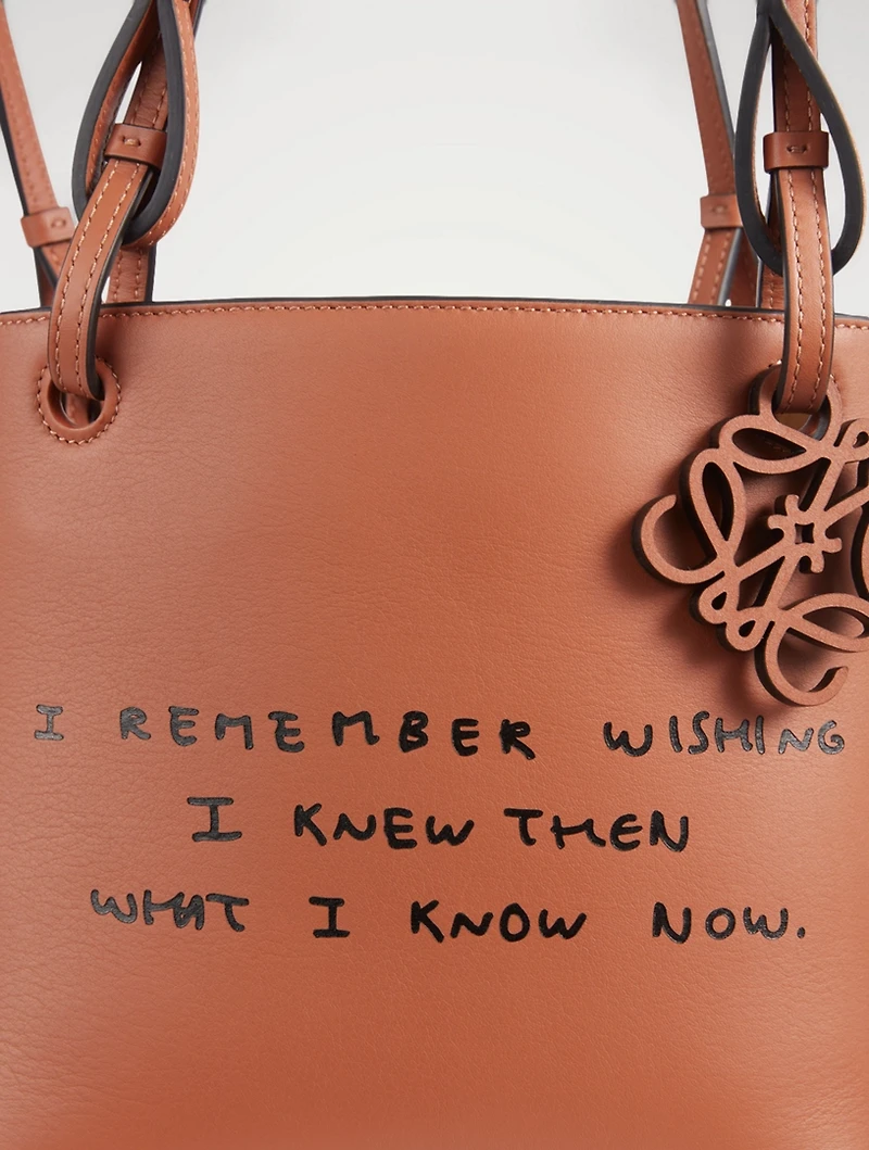 Words Double Handle Square Tote