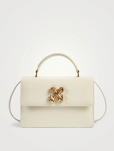 Jitney 1.4 Melted Leather Top Handle Bag
