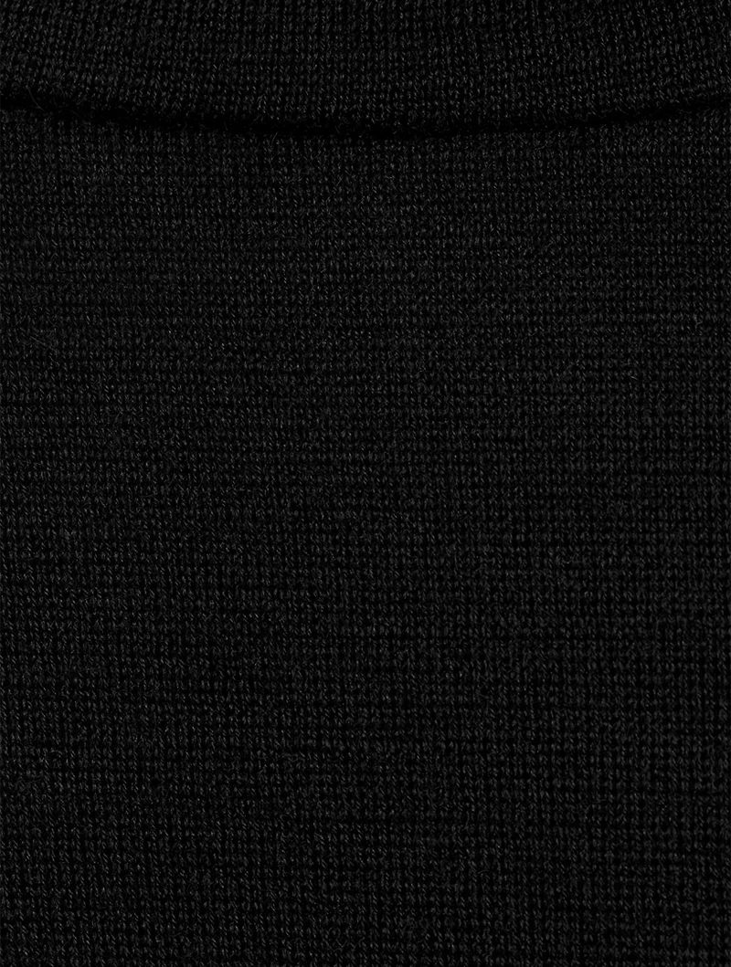 Cashmere And Silk Jersey Mockneck Sweater