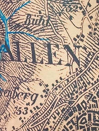 Cashmere And Silk Turtleneck Map Print