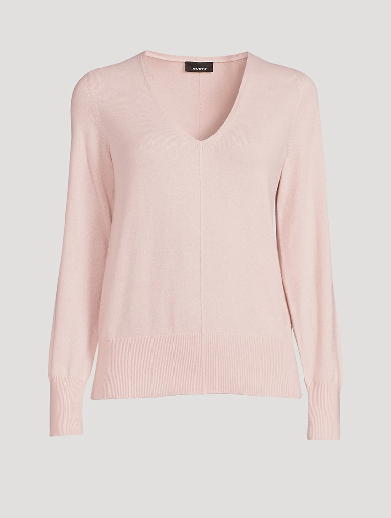 V-Neck Cashmere Sweater