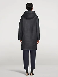 Reversible Leather And Shearling Coat