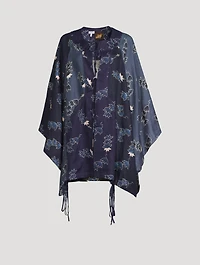 Paula's Ibiza Linen Kaftan Crocus Print