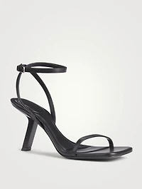 Void 80 Leather Heeled Sandals