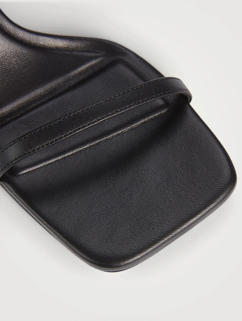 Void 80 Leather Heeled Sandals