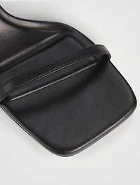 Void 80 Leather Heeled Sandals