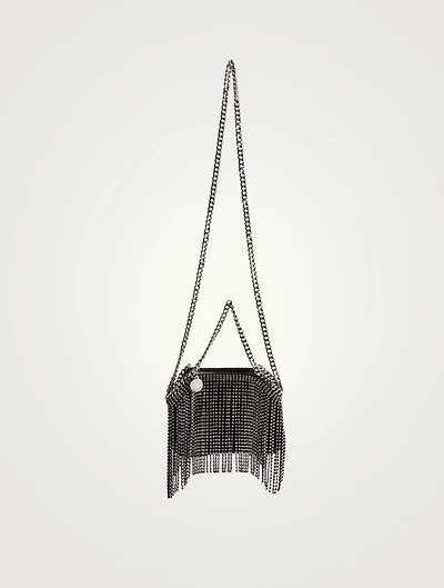 Mini Falabella Tote Bag With Crystal Fringe