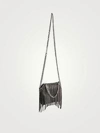 Mini Falabella Tote Bag With Crystal Fringe